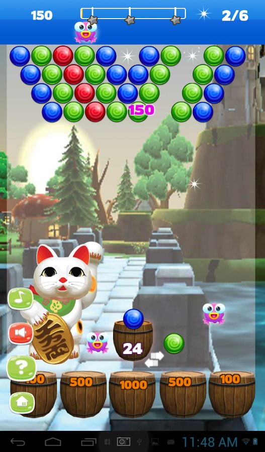 Bubble Shooter Lucky Cat截图3