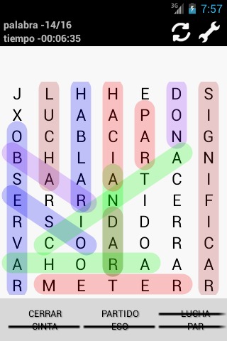 Word Search Spanish截图1