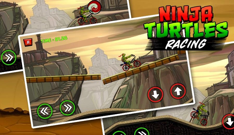 Ninja Turtle Climb Racing - Bike racer 2018截图1