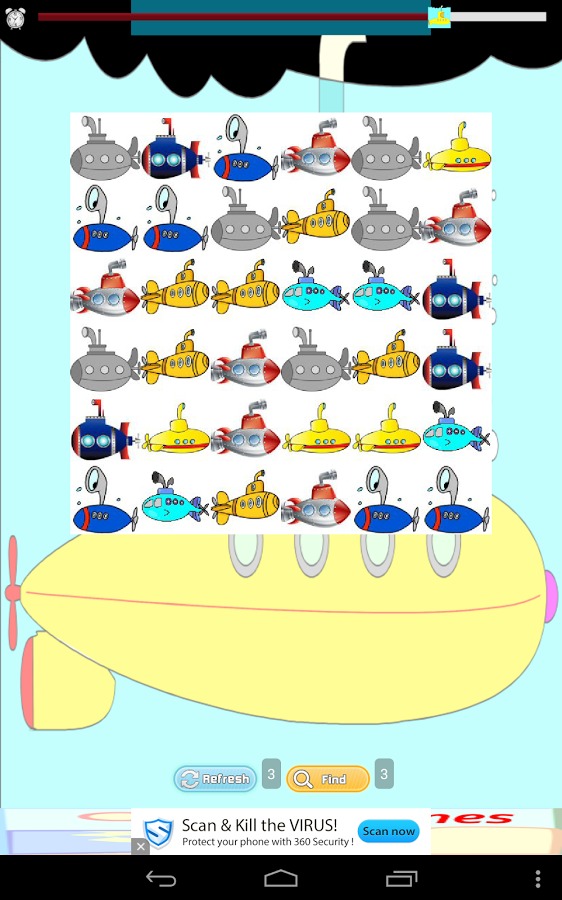 Submarine Match Game截图2