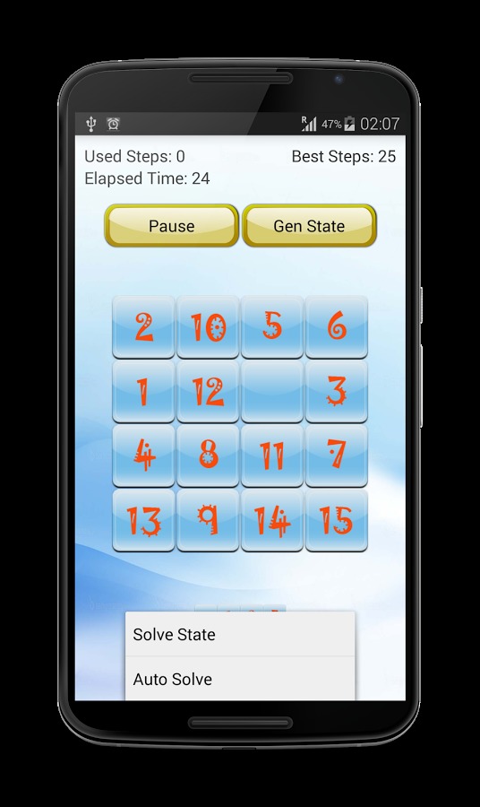 Solve 15 Puzzle截图4
