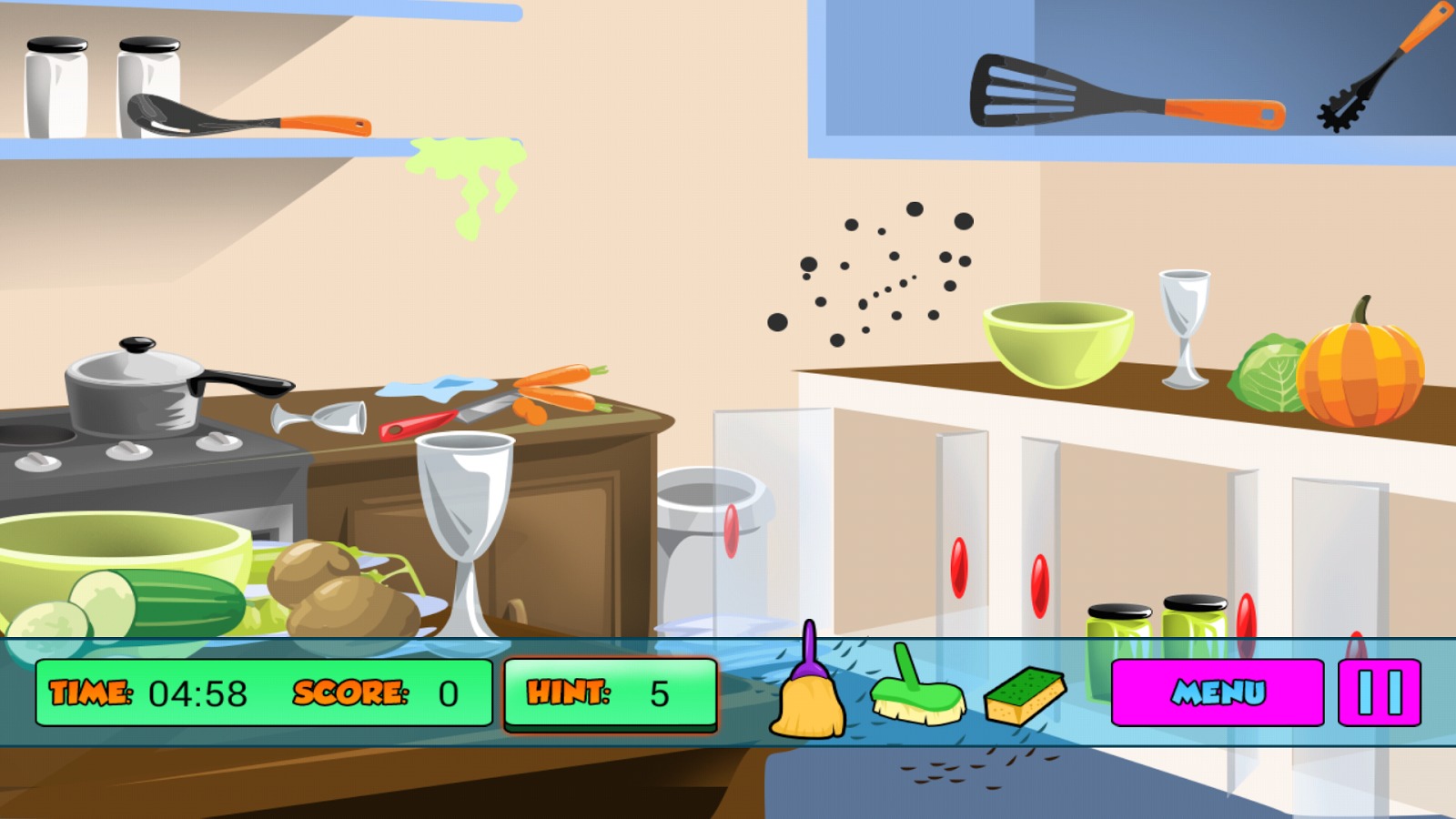 Juego de limpieza cocina截图2