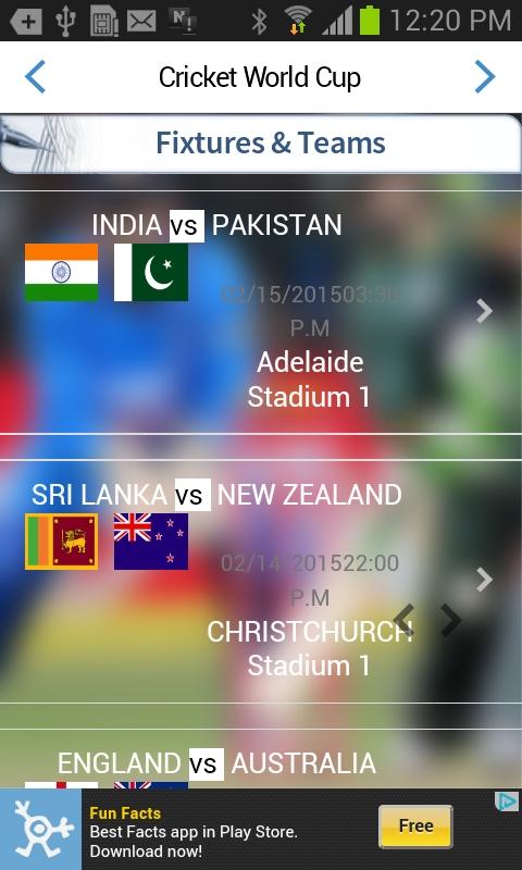 Cricket World Cup截图1