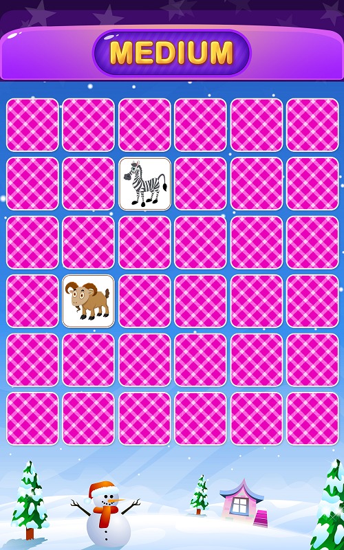 Animal Memory Match Game截图3