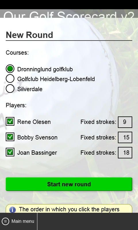 Our Golf Scorecard (Trial)截图4