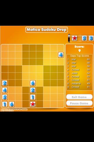 Matica Sudoku Drops截图1