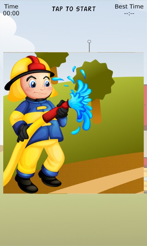 Fireman Samy Sliding Puzzle截图4