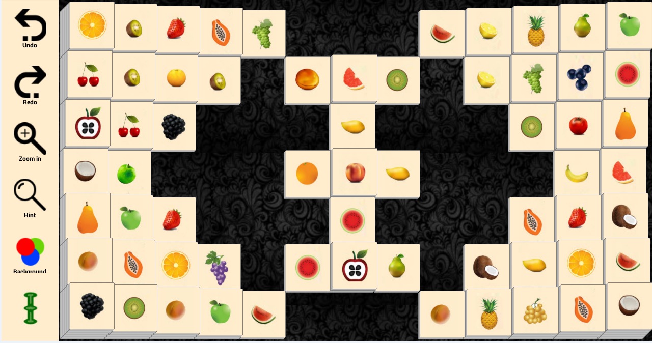 Mahjong solitair (Fruit)截图2