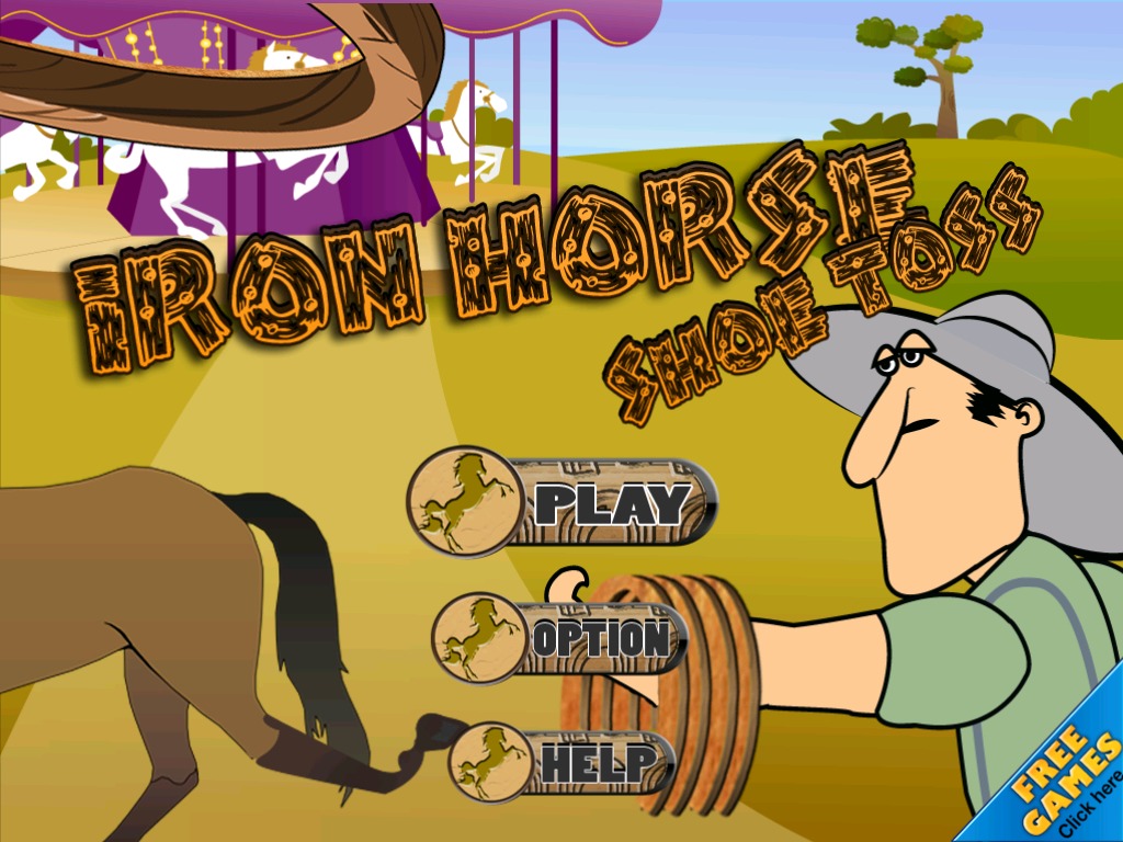 Iron Horse Shoe Toss Free截图4