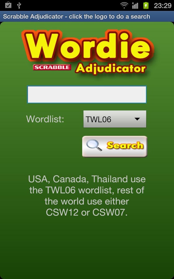 Wordie Scrabble Adjudicator截图1