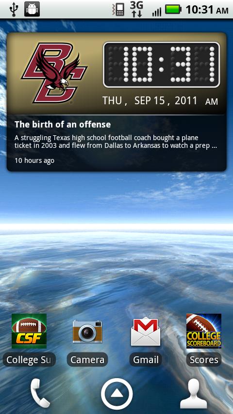 Boston College Live Clock截图4