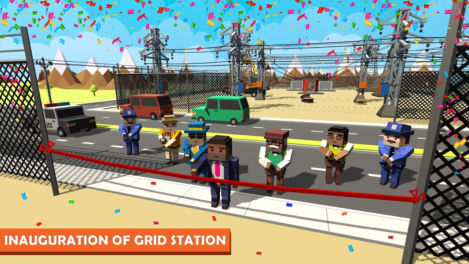 Electrical Grid Station Construction: Building Sim截图4