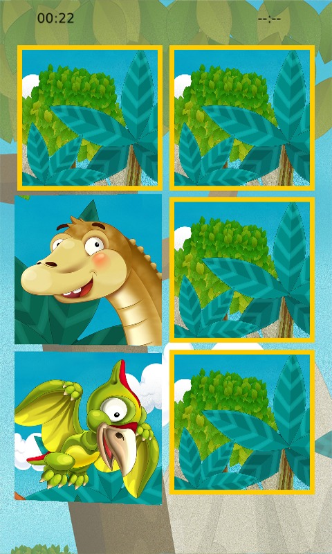 Dinosaur Fun Memory Puzzle截图2