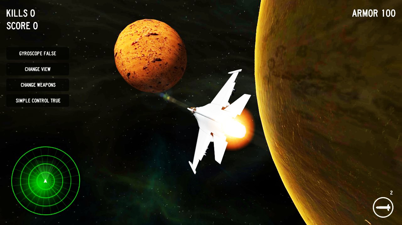 F16 Fighter 3D Space War截图2