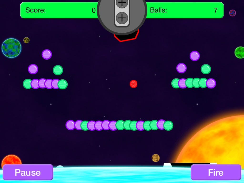 Space Ponggle- Super Glow Ball截图4