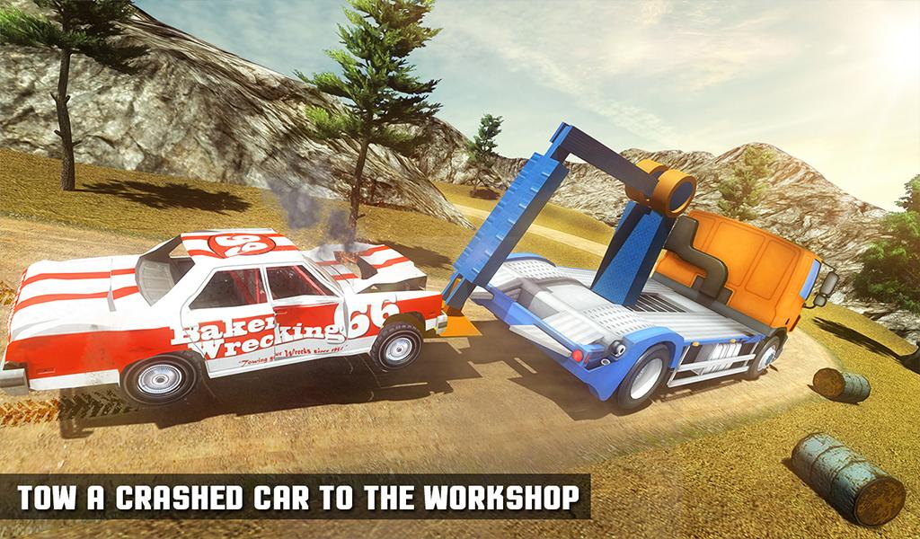 Car Crash Engine Airplane Tow Truck Transport Game截图3