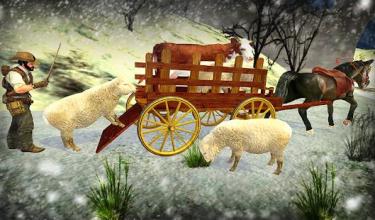 Horse Carriage Transport Cart Riding Simulator 3D截图4