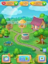 Animal Village / match-3 game截图3