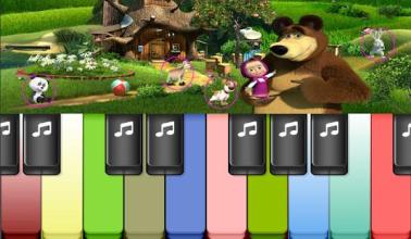 Masha and Bear : Piano Magic Tiles Game For Kids截图1