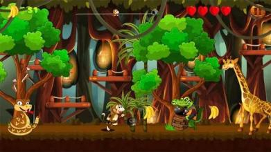 Jungle Monkey Run 3 : NEW Super Adventure截图1