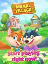 Animal Village / match-3 game截图1