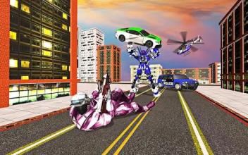 US Police Robot War Multi Robot Transform Games截图4