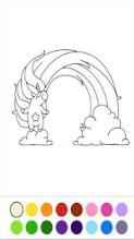 unicorn number coloring book截图3