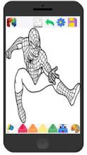 spider man coloring截图1