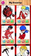 coloring miraculouz ladybug and cat noir game截图1