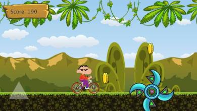 Shin-Chan Jungle Bike Racing截图5