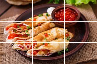 Tile Puzzles - Slide Puzzles Food 2截图3