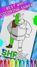 Coloring Shrek Games截图4