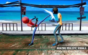 Super KungFu Battle : Stickman Street Fighter War截图4