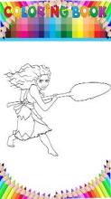 Coloring Book Princess Maona for fans截图4