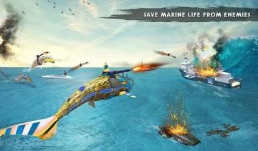 Robot Dolphin Transform Submarine: Army Robot Game截图2