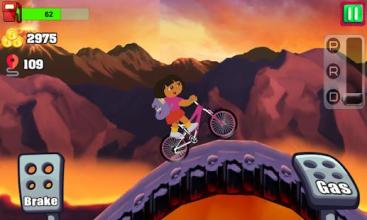 Little Dora Hill Bikes - free dora games for kids截图5