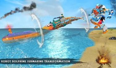 Robot Dolphin Transform Submarine: Army Robot Game截图3