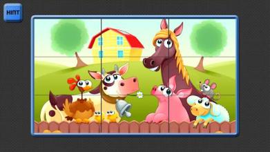 Kids Tile Puzzle - Kids cartoon animal Puzzle截图1