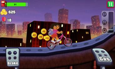 Little Dora Hill Bikes - free dora games for kids截图4