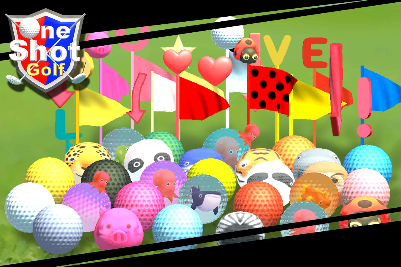 One Shot Golf - Simple Battle截图2