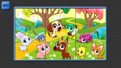 Kids Tile Puzzle - Kids cartoon animal Puzzle截图3