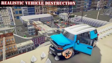 Extreme Stunts : 3D Car Demolition Legends截图2