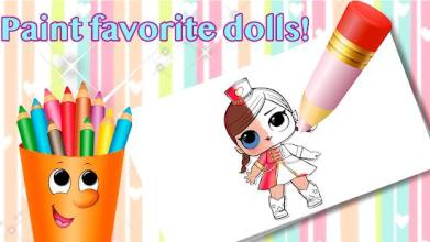 Coloring Book for Dolls Surprise new截图3