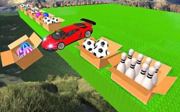 Superhero Car Racing Games:Mega Ramp Stunts截图1