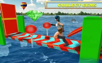 Real Stuntman Water Run Wipeout Free Games 2018截图4