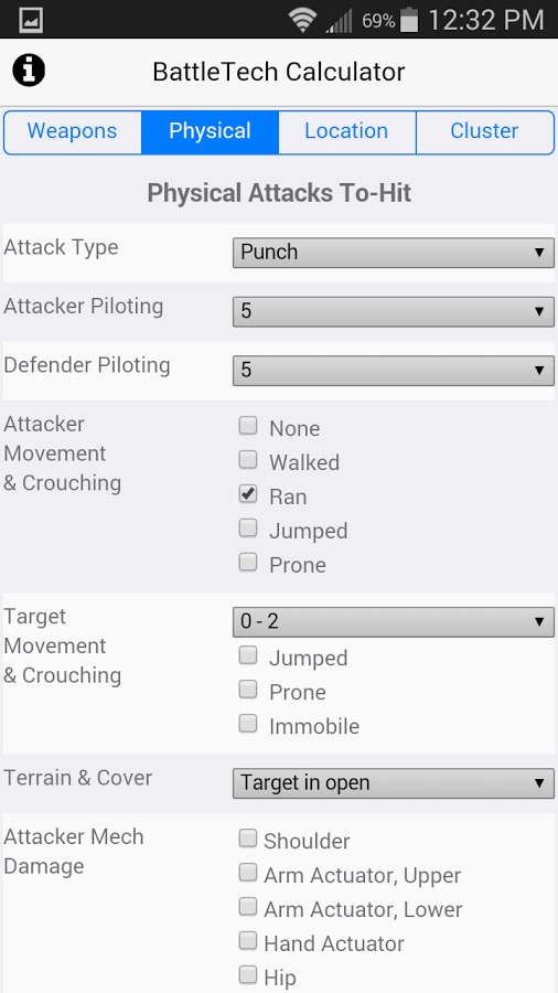 BattleTech Calculator截图1