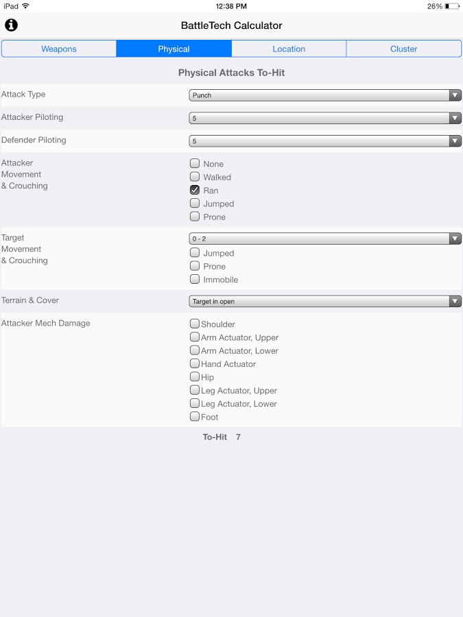 BattleTech Calculator截图5