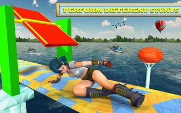 Real Stuntman Water Run Wipeout Free Games 2018截图5