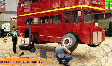 Virtual Garage 3D: Double Decker Bus Mechanic截图1