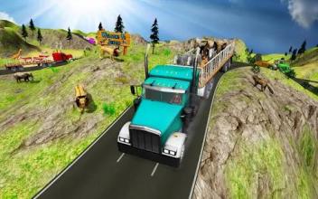 Animal Transport Offroad Truck截图4